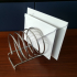 Spiral letter holder